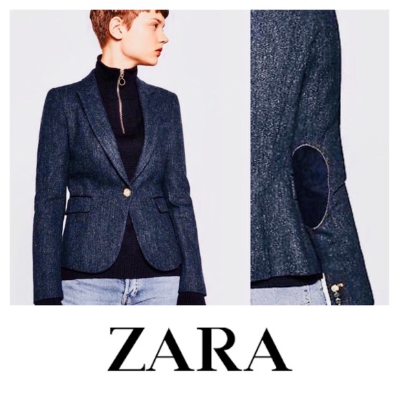 zara wool blazer